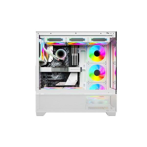 Imagem de Gabinete Galax Saturno White M-Atx Frontal Vidro Sem Fan