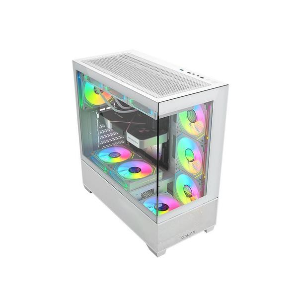 Imagem de Gabinete Galax Saturno White M-Atx Frontal Vidro Sem Fan