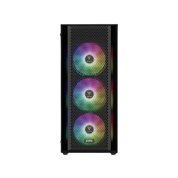 Imagem de Gabinete Gamdias Aura Gc2 Elite Rgb 4Fans S/Fonte Midtower