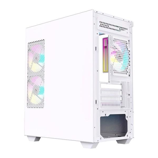 Gabinete Gamer Acegeek Elysium, Mid-Tower, Lateral de Vidro, Branco, AG-ELYSIUM-WH Imagem de Gabinete Gamer Acegeek Elysium, Mid-Tower, Lateral de Vidro, Branco, AG-ELYSIUM-WH