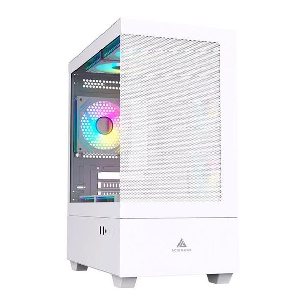 Gabinete Gamer Acegeek Elysium, Mid-Tower, Lateral de Vidro, Branco, AG-ELYSIUM-WH Imagem de Gabinete Gamer Acegeek Elysium, Mid-Tower, Lateral de Vidro, Branco, AG-ELYSIUM-WH