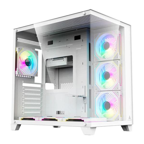 Imagem de Gabinete Gamer Acegeek Mercury R425, Mid-Tower, Lateral de Vidro, Branco, AG-MERCURY-R425-WH