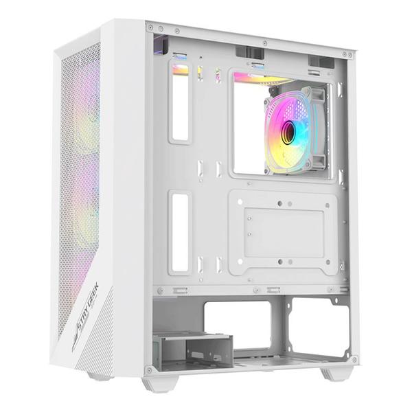 Imagem de Gabinete Gamer Acegeek Utopia K445, Mid-Tower, Lateral de Vidro, Branco, AG-UTOPIA-K445-WH