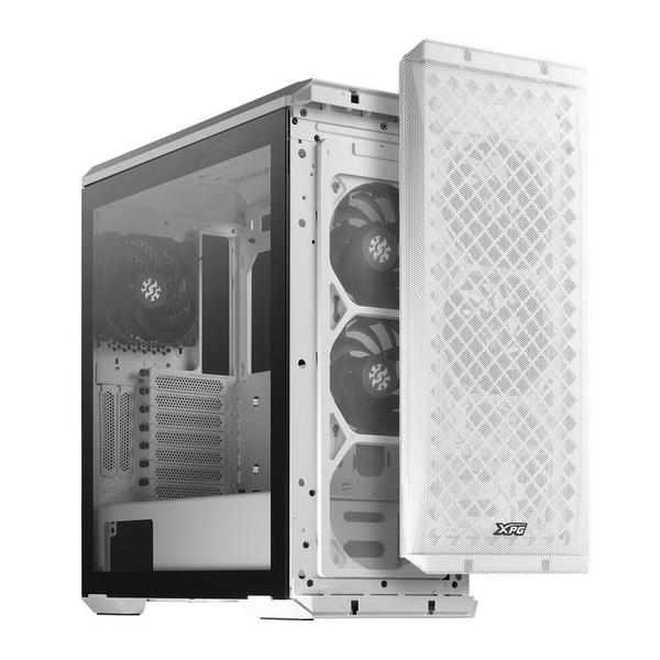 Gabinete Gamer Adata XPG Defender Mid Tower Vidro Temperado USB 3x Fan ARGB Branco Imagem de Gabinete Gamer Adata XPG Defender Mid Tower Vidro Temperado USB 3x Fan ARGB Branco