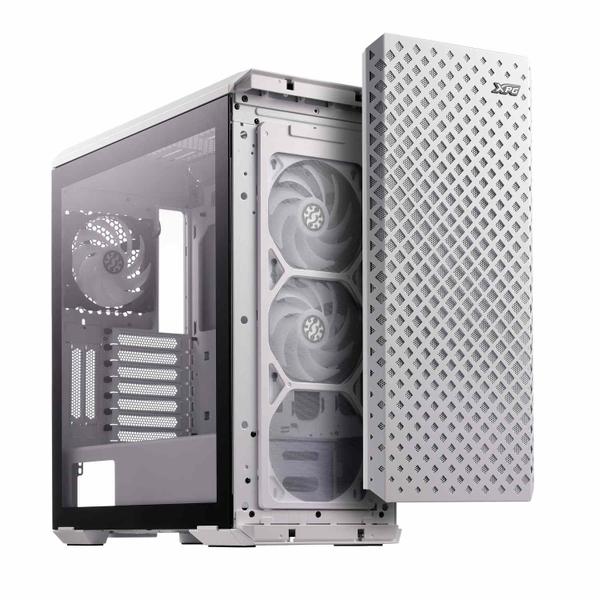 Gabinete Gamer Adata XPG Defender Pro Mid Tower Vidro Temperado USB 3x Fan ARGB Branco Imagem de Gabinete Gamer Adata XPG Defender Pro Mid Tower Vidro Temperado USB 3x Fan ARGB Branco