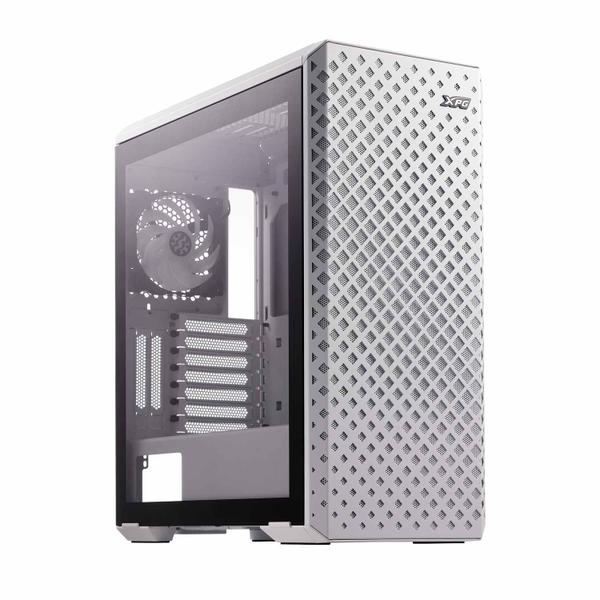 Gabinete Gamer Adata XPG Defender Pro Mid Tower Vidro Temperado USB 3x Fan ARGB Branco Imagem de Gabinete Gamer Adata XPG Defender Pro Mid Tower Vidro Temperado USB 3x Fan ARGB Branco