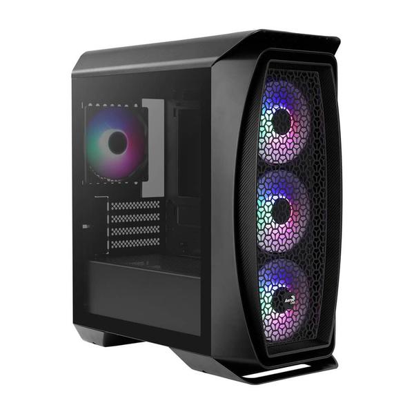 Imagem de Gabinete Gamer Aero One Mini Frost Aerocool Mid Tower Preto RGB