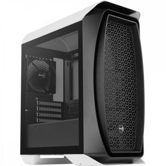 Imagem de Gabinete Gamer Aerocool Aero One Mini Branco Lateral Vidro F002