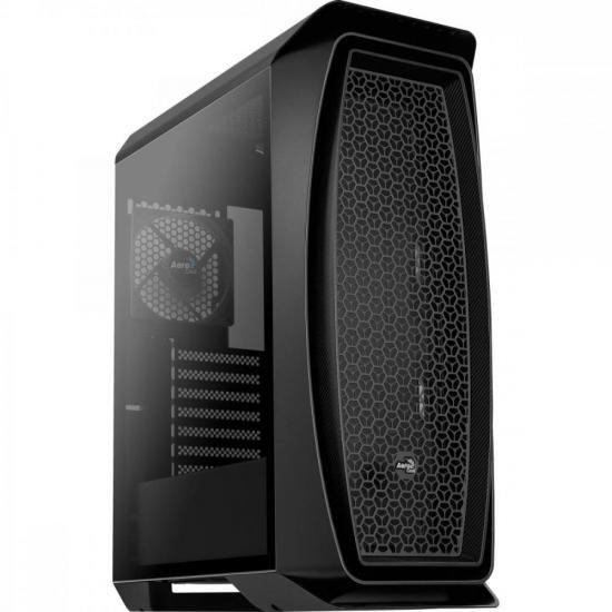 Imagem de Gabinete Gamer Aerocool Aero One Preto Lateral Vidro