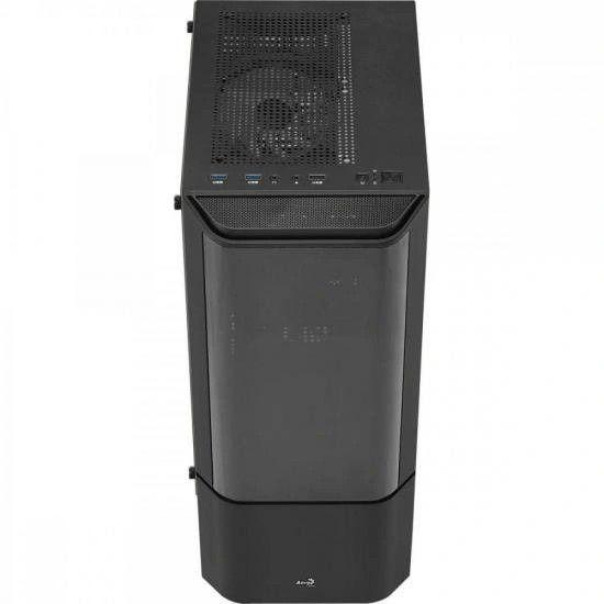 Imagem de Gabinete Gamer Aerocool Atx Quantum V2 Preto Lateral Vidro