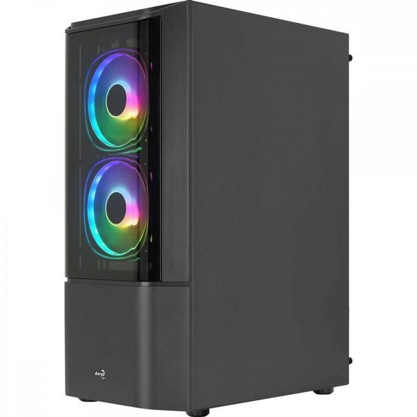 Imagem de Gabinete Gamer Aerocool ATX Quantum V2 Preto Lateral Vidro