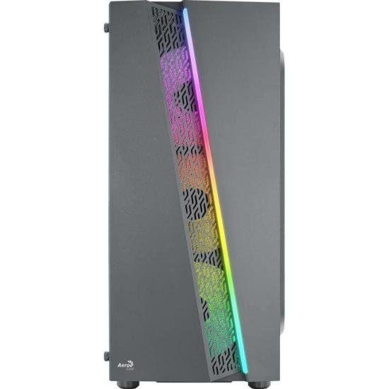 Gabinete Gamer Aerocool Blade Preto RGB Lateral Vidro Imagem de Gabinete Gamer Aerocool Blade Preto RGB Lateral Vidro