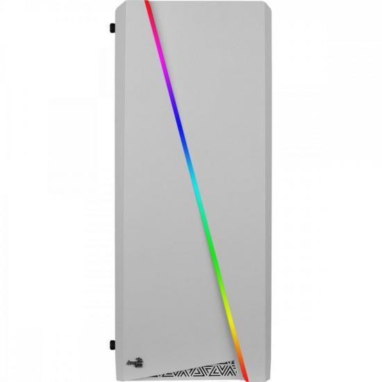 Imagem de Gabinete Gamer Aerocool Cylon Branco RGB Lateral Acrílico F002