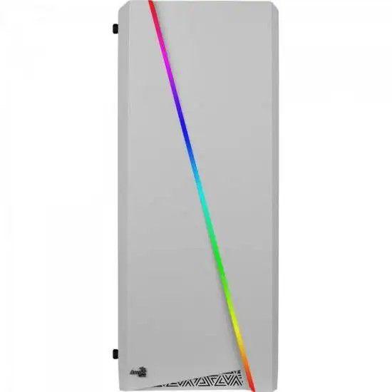 Imagem de Gabinete Gamer Aerocool Cylon Branco Rgb Lateral Acrílico