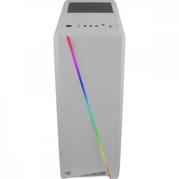 Imagem de Gabinete Gamer Aerocool Cylon Branco RGB Lateral Acrílico