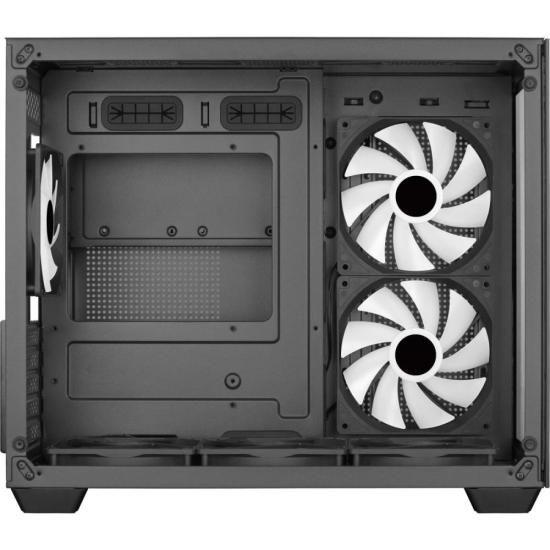 Imagem de Gabinete Gamer Aerocool Dryft Preto Com 6 fans ARGB Lateral Vidro F002