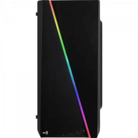 Gabinete Gamer Aerocool Mini Cylon Preto Rgb Lateral Acrílico Imagem de Gabinete Gamer Aerocool Mini Cylon Preto Rgb Lateral Acrílico