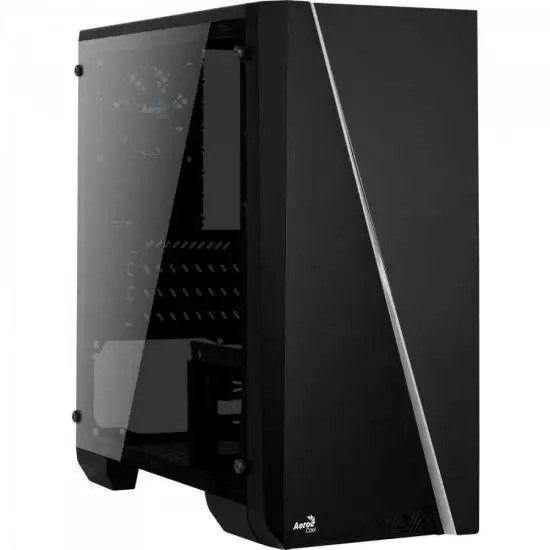Gabinete Gamer Aerocool Mini Cylon Preto Rgb Lateral Acrílico Imagem de Gabinete Gamer Aerocool Mini Cylon Preto Rgb Lateral Acrílico