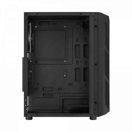 Imagem de Gabinete Gamer Aerocool Prime Preto RGB Lateral Vidro F002