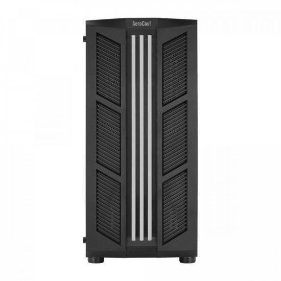 Imagem de Gabinete Gamer Aerocool Prime Preto RGB Lateral Vidro