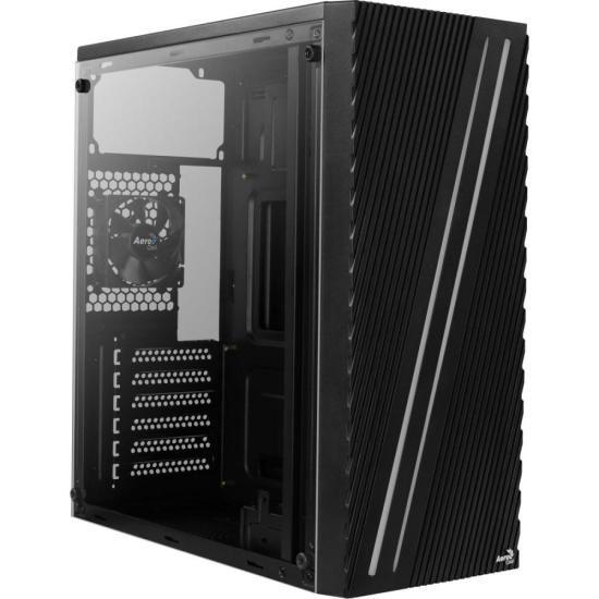 Gabinete Gamer Aerocool Streak Preto RGB Lateral Acrílico Imagem de Gabinete Gamer Aerocool Streak Preto RGB Lateral Acrílico
