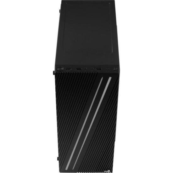 Gabinete Gamer Aerocool Streak Preto RGB Lateral Acrílico Imagem de Gabinete Gamer Aerocool Streak Preto RGB Lateral Acrílico