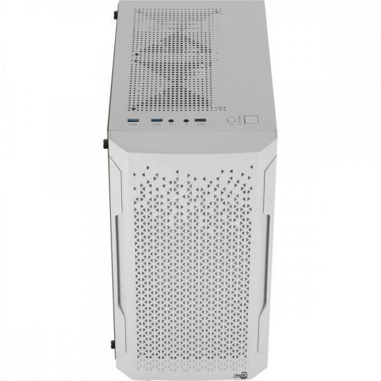 Imagem de Gabinete Gamer Aerocool Trinity Mini Branco Lateral Vidro F002