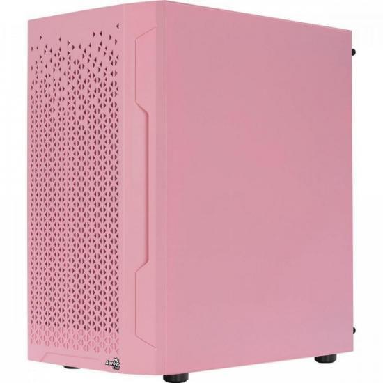 Imagem de Gabinete Gamer Aerocool Trinity Mini Rosa Lateral Vidro