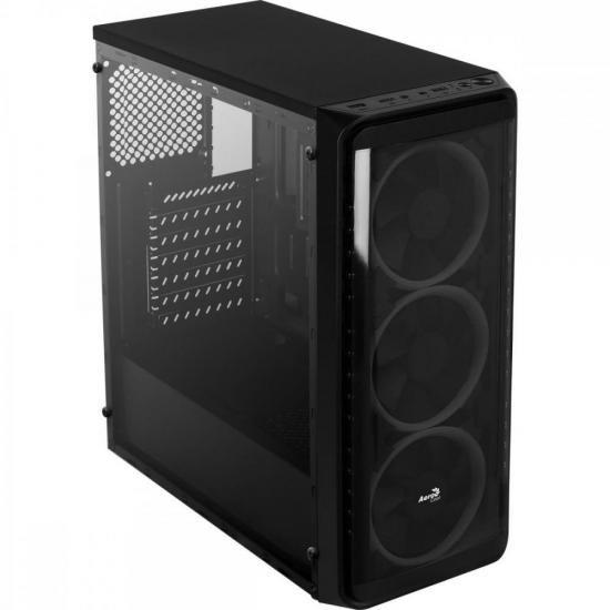 Imagem de Gabinete Gamer Aerocool Window Preto RGB Lateral Acrílico