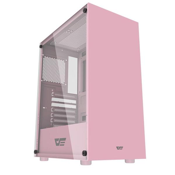 Imagem de Gabinete Gamer Aigo DarkFlash DK100, Mid-Tower, Lateral de Vidro, Rosa, DK100-PK