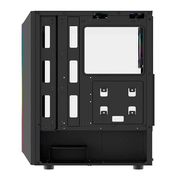 Imagem de Gabinete Gamer Aigo DarkFlash DK151, RGB, Mid-Tower, Lateral de Vidro, Com 3 Fans, Preto, DK151-BK