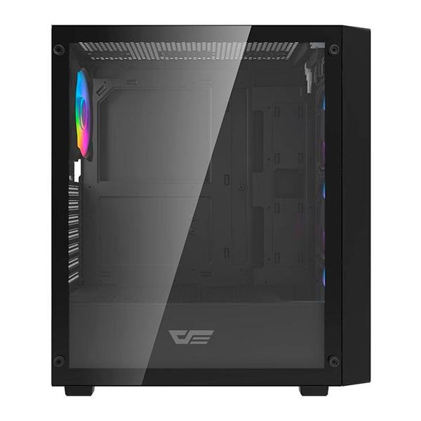 Imagem de Gabinete Gamer Aigo Darkflash DK353, RGB, Mid-Tower, Lateral de Vidro, Com 4 Fans, Preto, DK353-BK