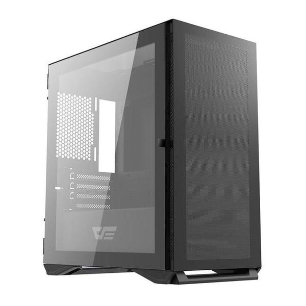 Imagem de Gabinete Gamer Aigo Darkflash DLM200, Mid-Tower, Lateral de Vidro, Preto, DLM200-BK