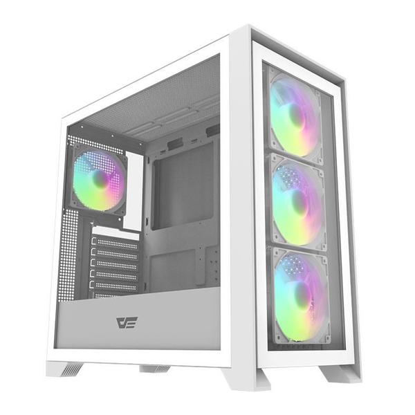 Imagem de Gabinete Gamer Aigo DarkFlash DRX90 Glass, Mid-Tower, Lateral de Vidro, Branco, DRX90-GLASS-WHITE