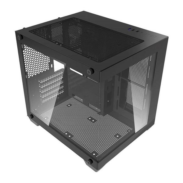 Imagem de Gabinete Gamer Aigo Darkflash Durin D275M, Mid-Tower, Lateral de Vidro, Preto, DURIN-D275M-BK