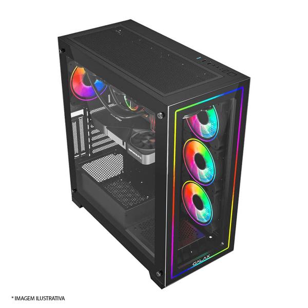 Imagem de Gabinete Gamer Alpha Black Galax