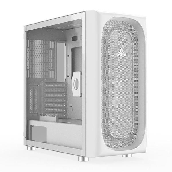 Imagem de Gabinete Gamer Alseye AI, Full-Tower, Lateral de Vidro, Branco, AI-WH