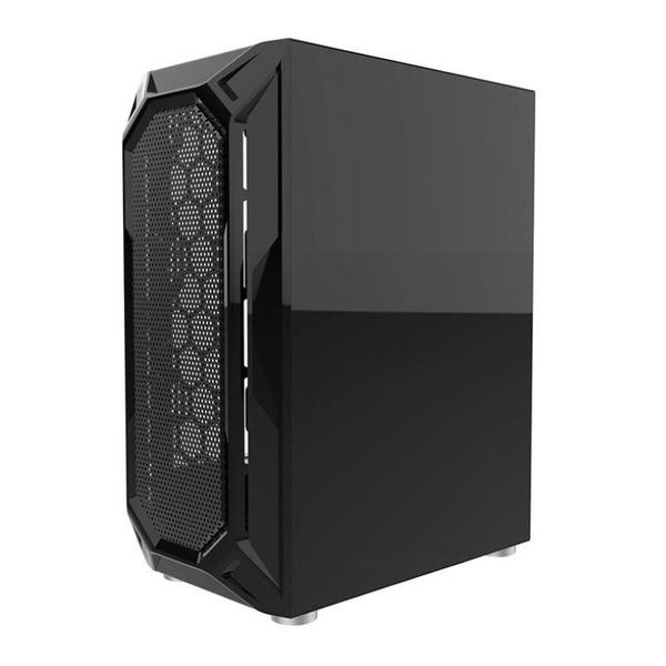 Imagem de Gabinete Gamer Alseye Aqua, Mid-Tower, Lateral de Vidro, Preto, AQUA-BK