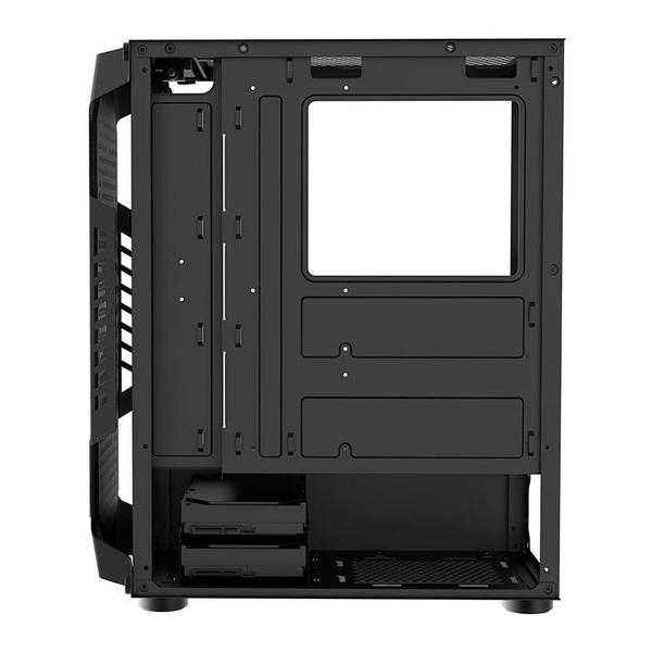 Imagem de Gabinete Gamer Alseye Cream, Mid-Tower, Lateral de Vidro, Preto, CREAM-BK