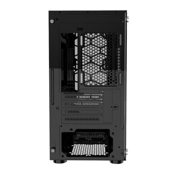 Imagem de Gabinete Gamer Alseye Ice, Mid-Tower, Lateral de Vidro, Preto, ICE-BK