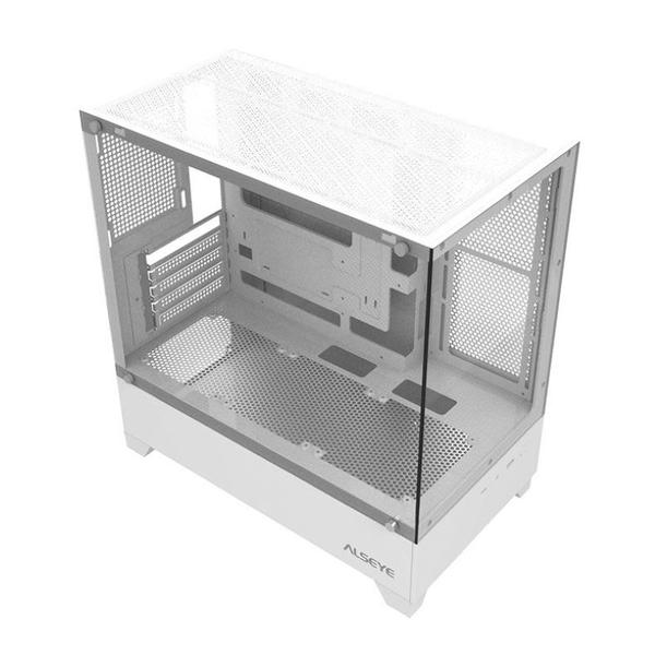 Gabinete Gamer Alseye Rider, Mid-Tower, Lateral de Vidro, Branco, RIDER-W Imagem de Gabinete Gamer Alseye Rider, Mid-Tower, Lateral de Vidro, Branco, RIDER-W