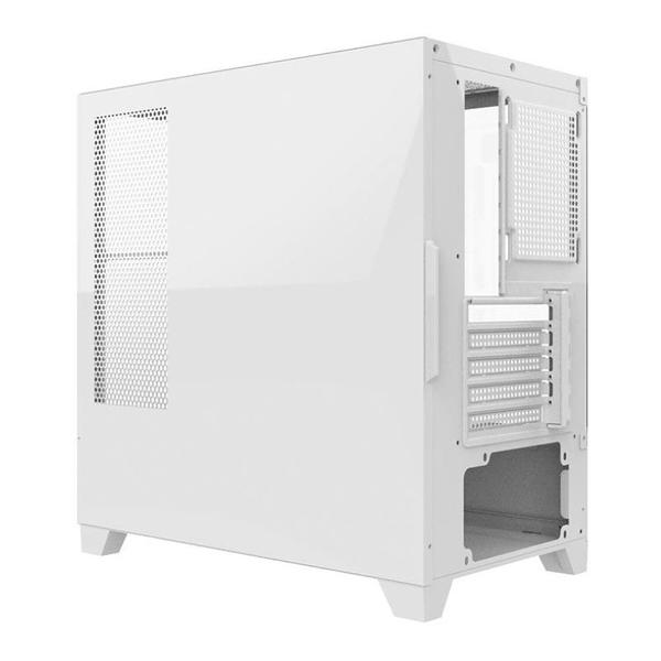 Gabinete Gamer Alseye Rider, Mid-Tower, Lateral de Vidro, Branco, RIDER-W Imagem de Gabinete Gamer Alseye Rider, Mid-Tower, Lateral de Vidro, Branco, RIDER-W