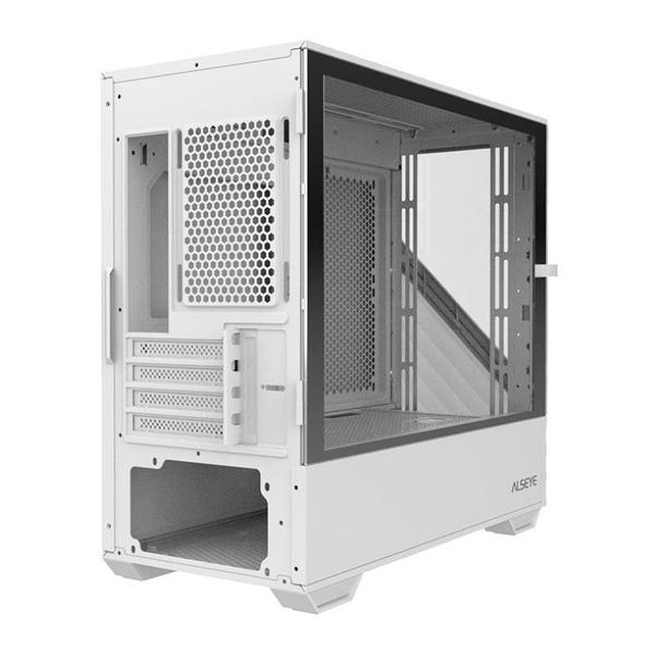 Gabinete Gamer Alseye Wins 80, Mid-Tower, Lateral de Vidro, Branco, WINS80-W Imagem de Gabinete Gamer Alseye Wins 80, Mid-Tower, Lateral de Vidro, Branco, WINS80-W