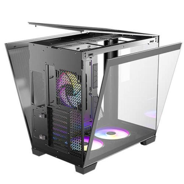 Imagem de Gabinete Gamer ANTEC C8 ARGB Lateral Vidro Temperado MICRO-ATX/ATX/MINI-ITX/E-ATX 3 FANS 120MM AR