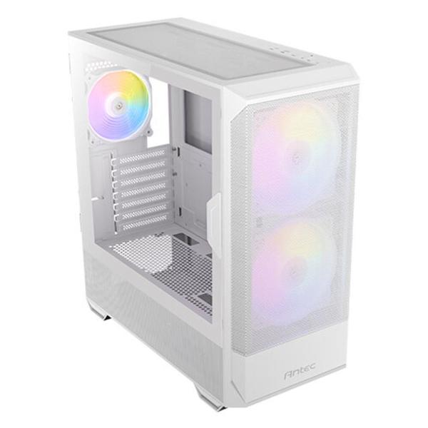 Imagem de Gabinete Gamer ANTEC NX416L Lateral Vidro Temperado ATX/M-ATX/ITX 2 FANS 120MM ARGB Branco - 0-76