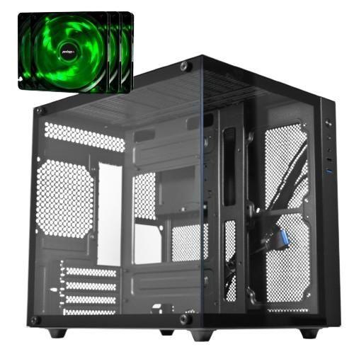 Imagem de Gabinete Gamer Aquário Caixote Premium com 4 Fans High Quality