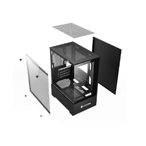 Imagem de gabinete Gamer Aquário GB1794 com 03 fans incluídas Mini Tower