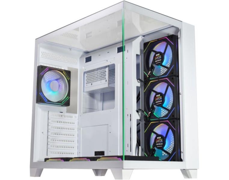 Gabinete Gamer Aquário K-mex CG-W4J1 Tiger Shark ATX S/ Fans Imagem de Gabinete Gamer Aquário K-mex CG-W4J1 Tiger Shark ATX S/ Fans