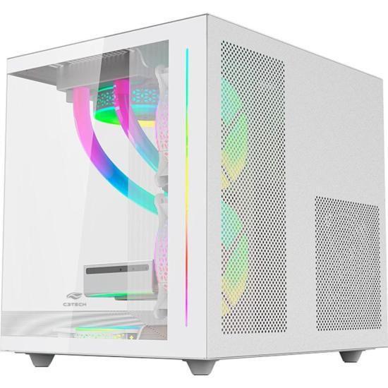 Imagem de Gabinete Gamer Aquarius C3Tech MT-G810 Sem Fans Branco F002