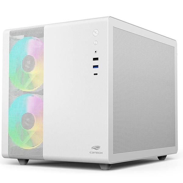 Gabinete Gamer Aquarius Mt-G710Wh Sem Fonte C3Tech Imagem de Gabinete Gamer Aquarius Mt-G710Wh Sem Fonte C3Tech